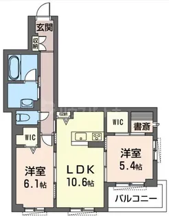 リッツ新宿【2階】の間取り
