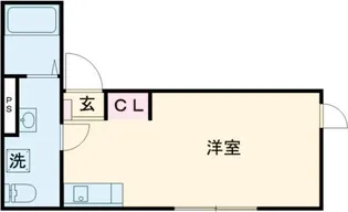 クレサージュ西新井【4階】の間取り