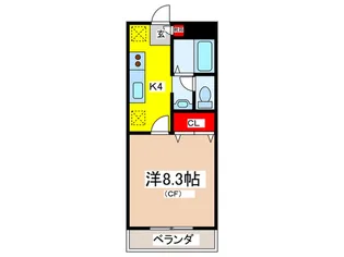 メゾン・アンソレイユ【2階】の間取り