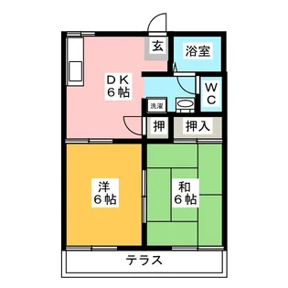 メゾン・ラ・ポール A【1階】の間取り