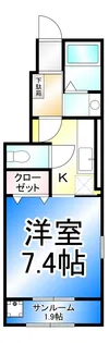 ライブタウンたかだ【1階】の間取り