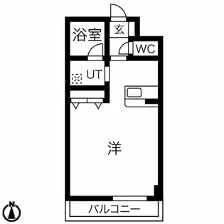 ベルホーク・YOHTO【6階】の間取り