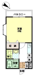 メゾンボヌールII【1階】の間取り