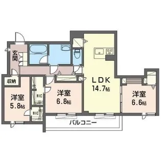 リラフォート【2階】の間取り