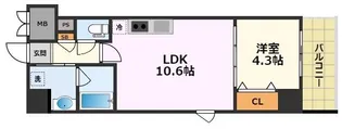 プロシード池下【2階】の間取り