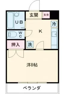 第三清水コーポ【2階】の間取り