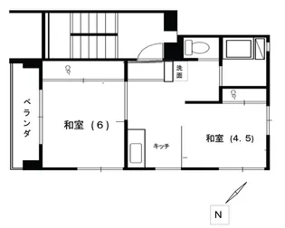 大増ビル【4階】の間取り