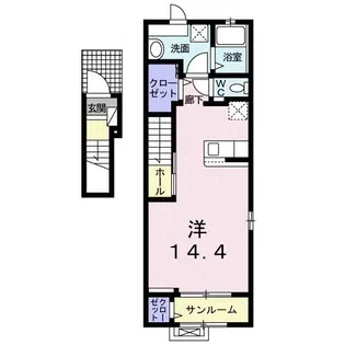アレーズ【2階】の間取り