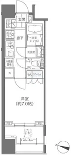 メゾンカルム本郷【4階】の間取り