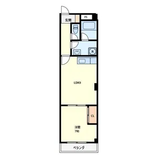 TAIRA BLG【4階】の間取り
