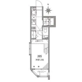 ピア経堂 2F【2階】の間取り