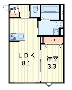 robot home 東綾瀬【3階】の間取り