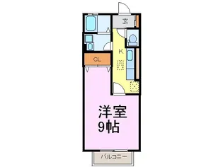 ヴァンヴェール【1階】の間取り