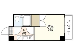 アメニティ住吉【2階】の間取り