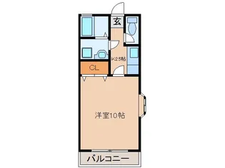 トレンディ平野 A【1階】の間取り