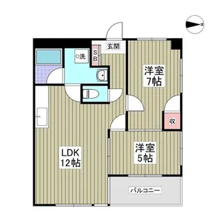 ラスリーゼ【3階】の間取り