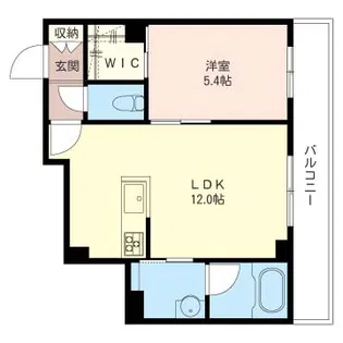 コルティーレ【2階】の間取り