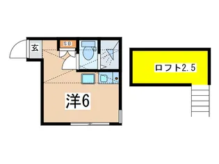G・Aタウン神大寺【1階】の間取り