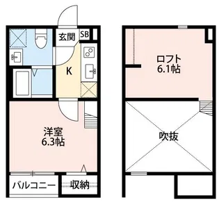 CHOROS【1階】の間取り