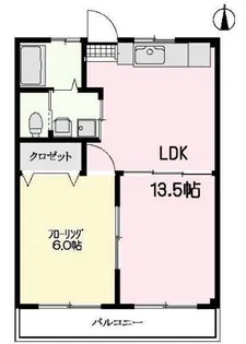 グランツハイムA【1階】の間取り