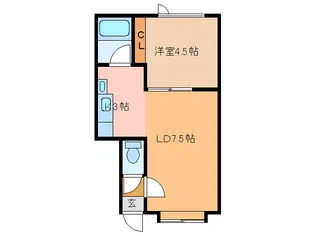 OakIV【1階】の間取り