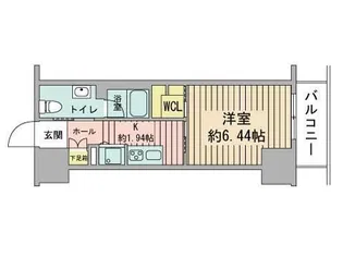 レジディア大通公園【7階】の間取り