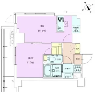 清澄白河レジデンス伍番館【3階】の間取り