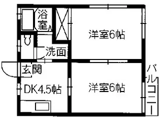 ファミーユ東陽台【1階】の間取り