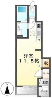 ルミエール・YK【1階】の間取り