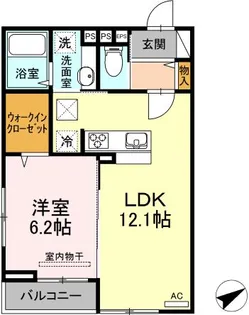 神奈川県川崎市高津区向ケ丘【マンション】の間取り