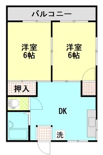 メゾン小松原【2階】の間取り