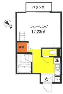 ハイネス西日暮里【2階】の間取り
