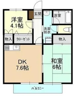 みなみハイツ【2階】の間取り