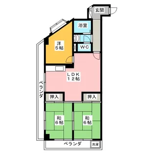 TYマンション【4階】の間取り