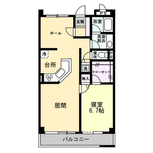 メルローズプレイス宇都宮【3階】の間取り