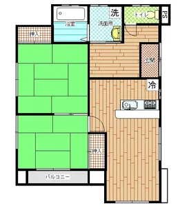レモンハイツ【2階】の間取り
