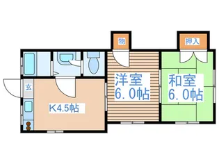 コ-ポ銀杏【1階】の間取り
