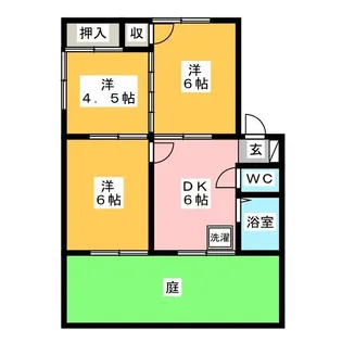 シティハイツ児玉I【1階】の間取り