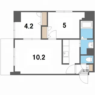 ライラックヒルズ厚別【5階】の間取り
