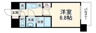 プレサンス名古屋STATIONフレア【10階】の間取り