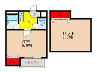 ペルソナ1【4階】の間取り