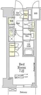 THE CLASS MINAMIAZABU【10階】の間取り