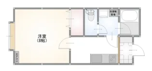 ハウスロゼ【2階】の間取り