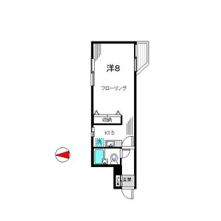 グランデ東中野【2階】の間取り