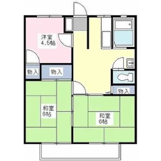 ハイツ・ラ・フォーレ【1階】の間取り