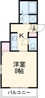 1Kの間取り画像