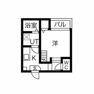 ディアコート鶴里【2階】の間取り