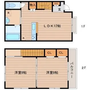 エクセレント落合の間取り