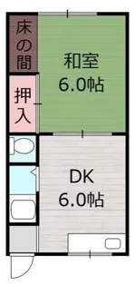 大成ビル【4階】の間取り