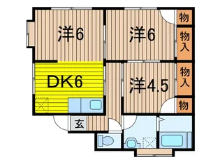 岡崎ハウス【2階】の間取り